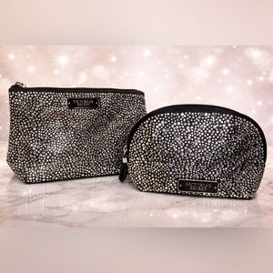 Victoria’s Secret Fashion Show VIP Gift Makeup Bags Crystal Rhinestones*RARE*